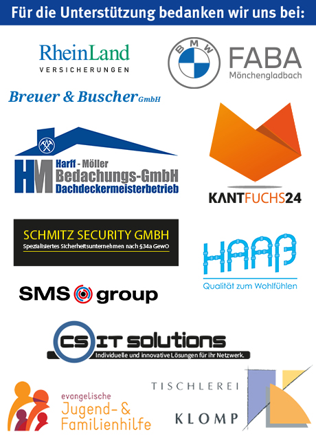 Diese Unternehmen unterstützen uns. Unterstützer